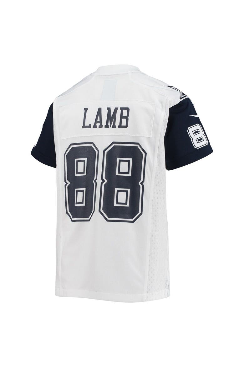 Youth Nike CeeDee Lamb White Dallas Cowboys Alternate Game Jersey, Alternate, color, White