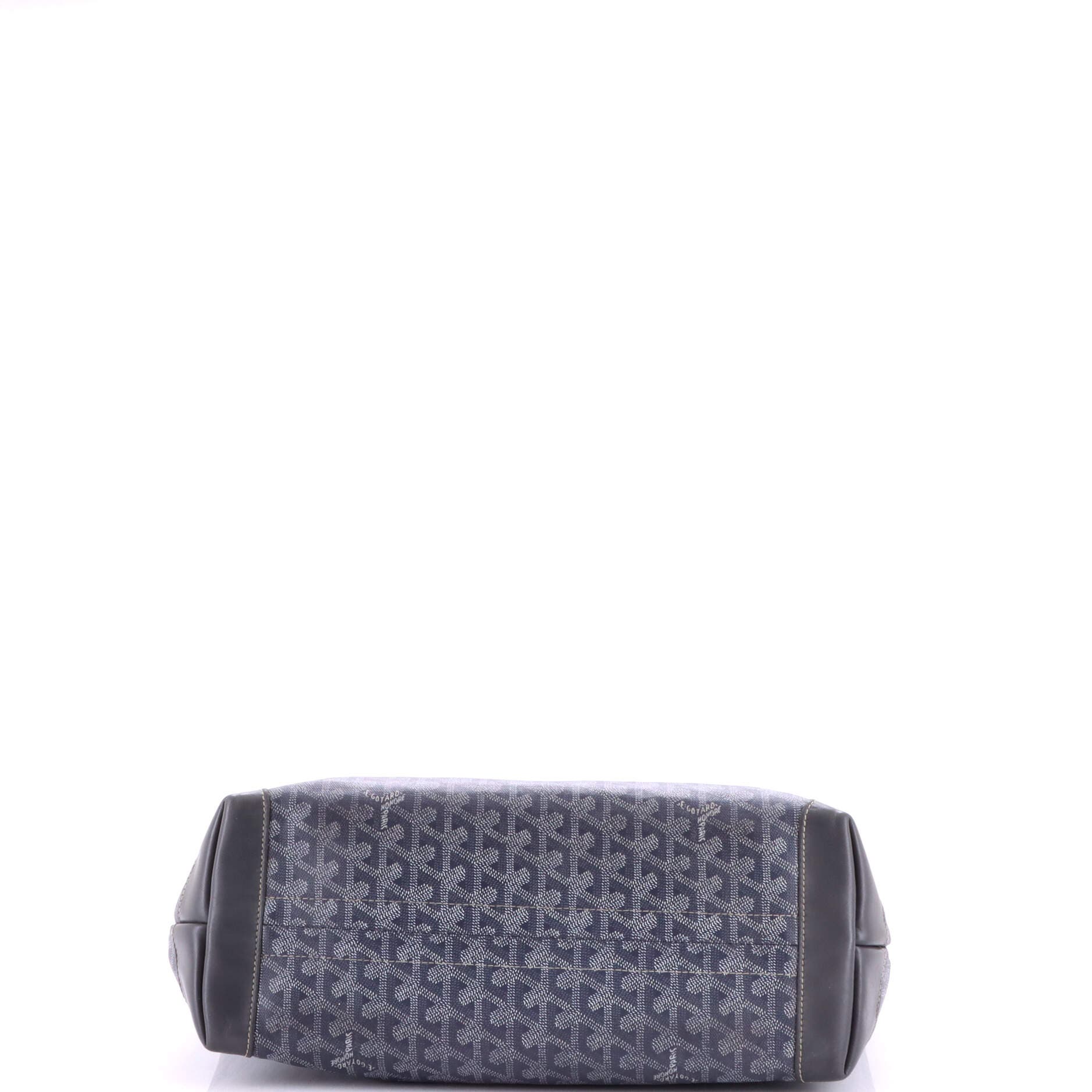 Pre-Owned Goyard Bellechasse Bag Coated Canvas PM, Alternate, color, Gray
