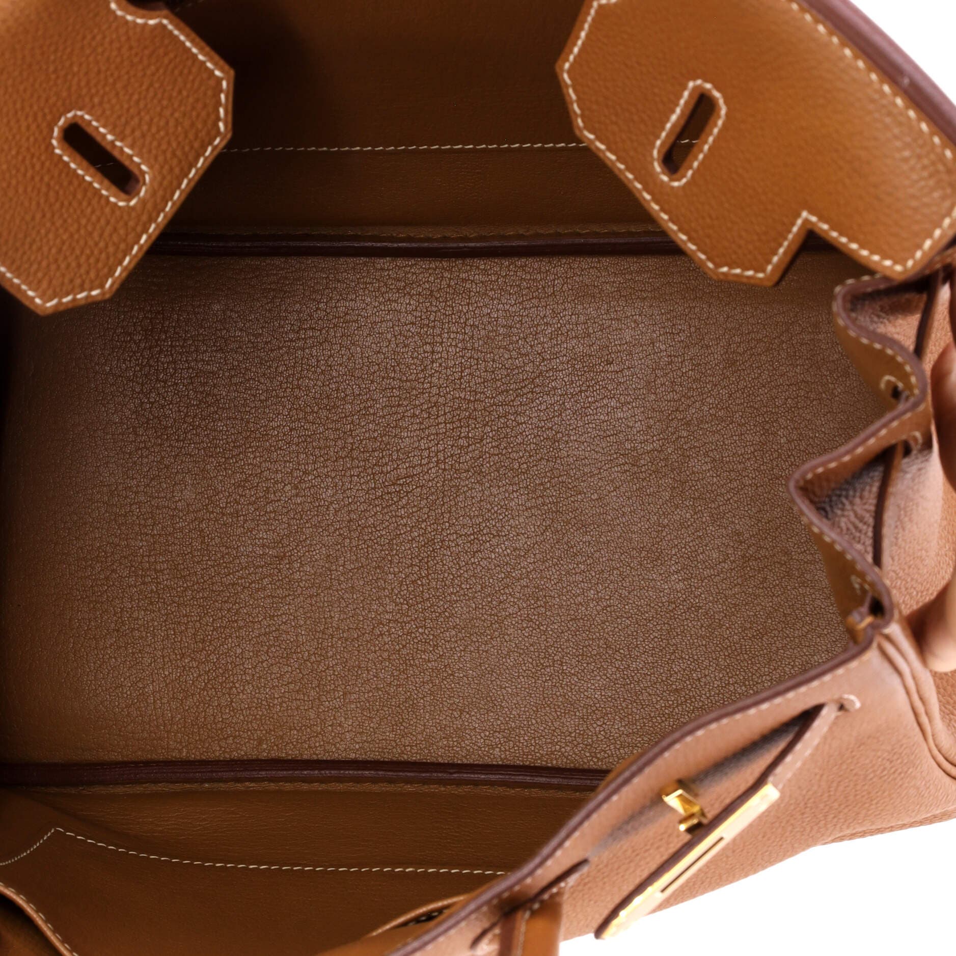 Birkin Handbag Brown Togo with Gold Hardware 30, Alternate, color, Metallic Gold