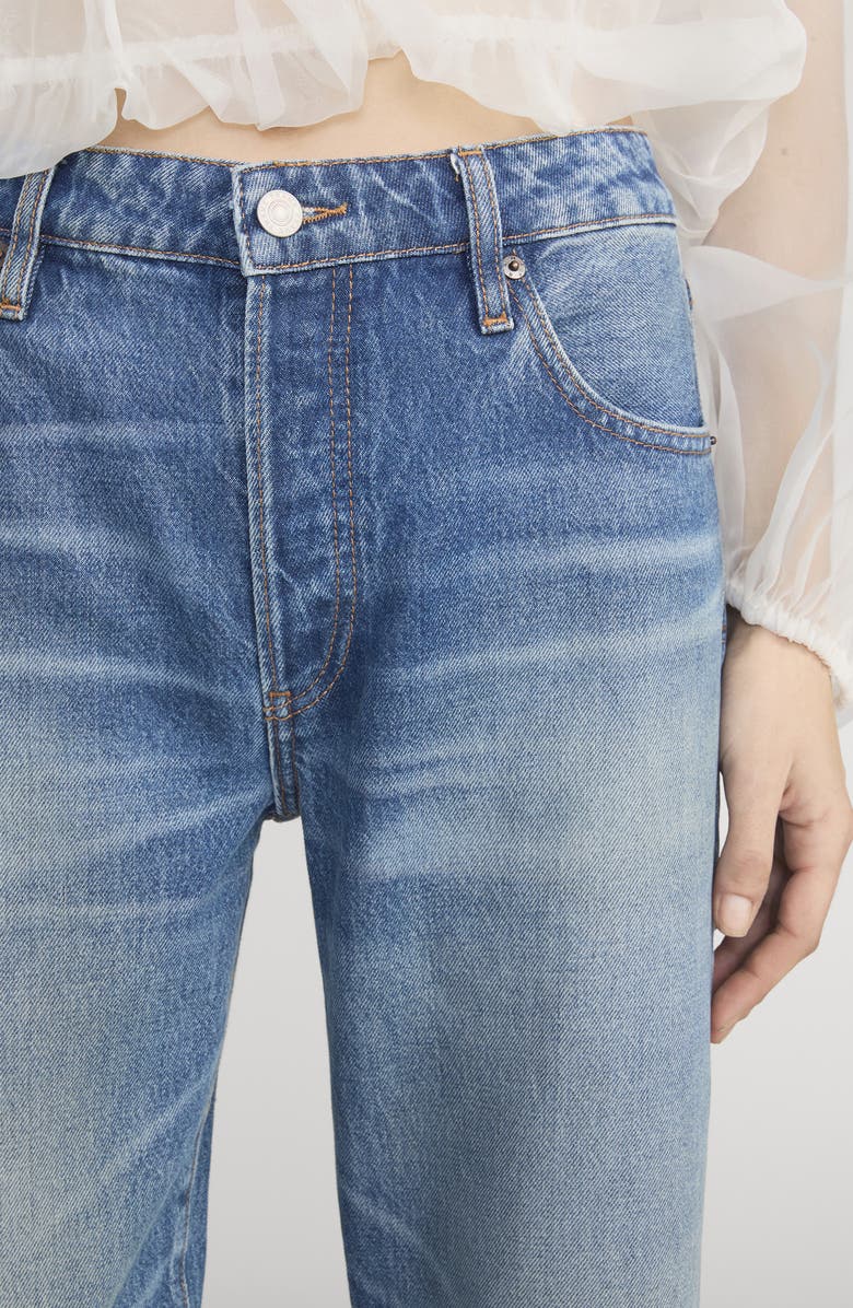 FRAME The Essential Straight Leg Jeans, Alternate, color, Fighter