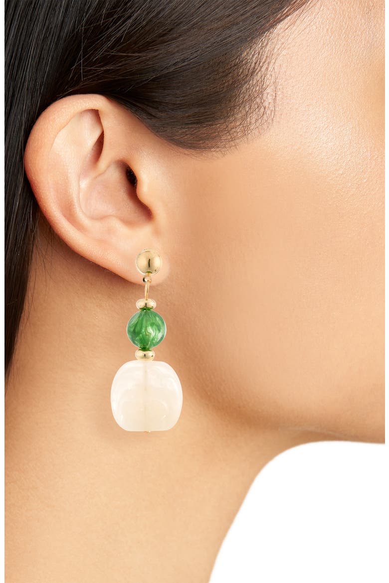 Drop Earrings, Alternate, color, IVORY MULTI