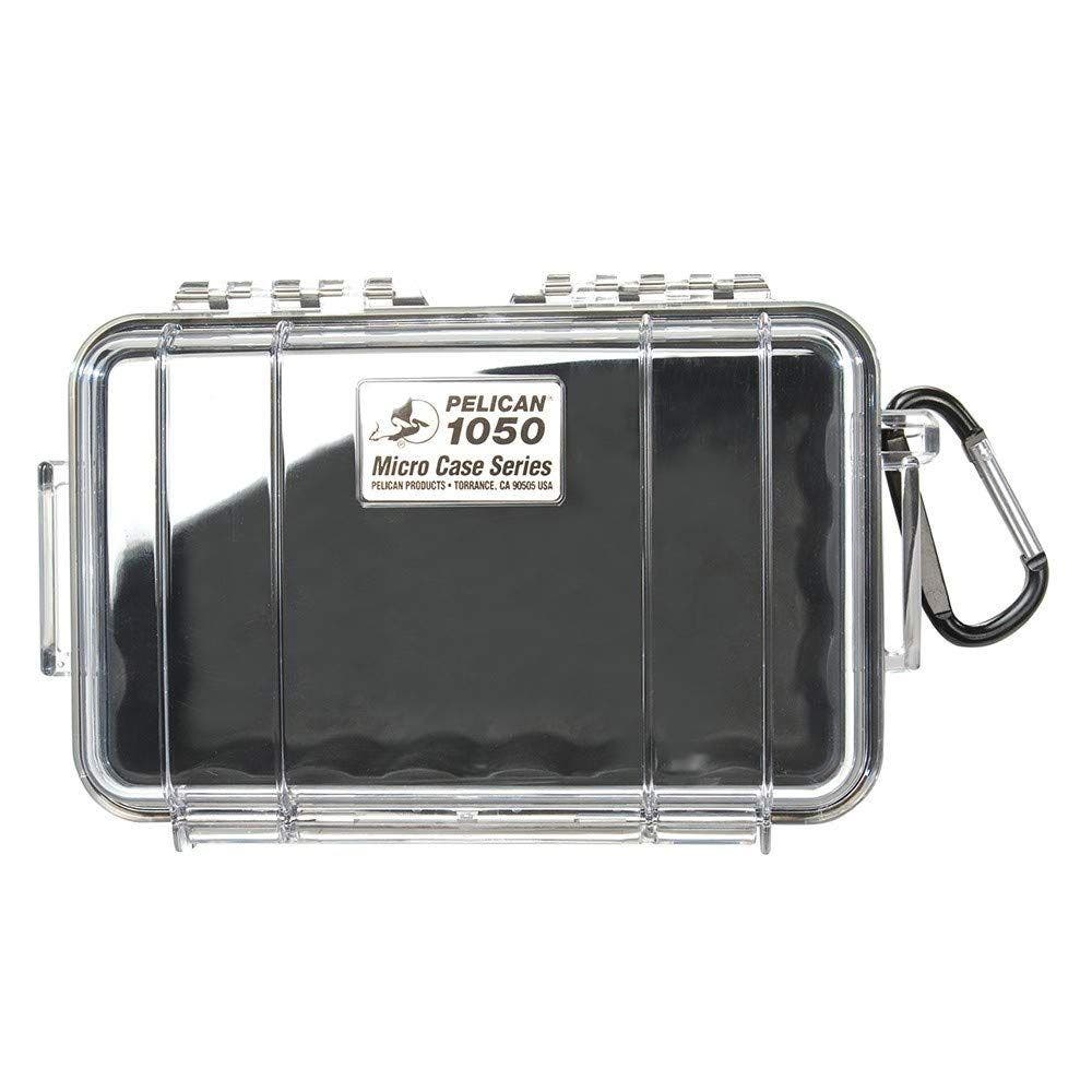 Pelican 1050 Micro Case for iPhone, Cell Phone, GoPro, Camera, and More, Main, color, Black/Clear