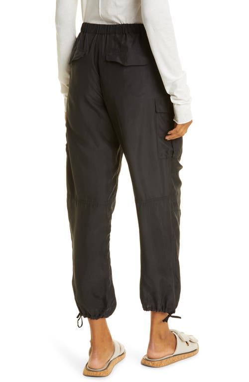 Rag & Bone Roth Silk Joggers In Black