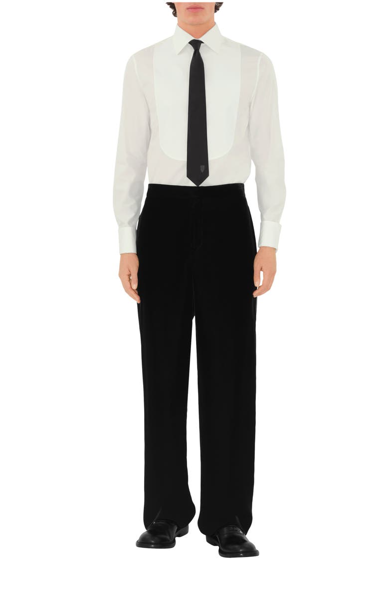 Burberry Velvet Tuxedo Trousers, Main, color, 