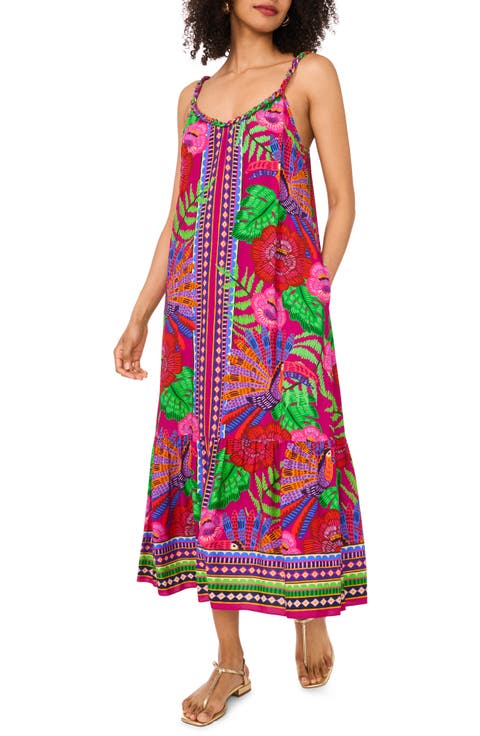 Braid Trim Maxi Dress