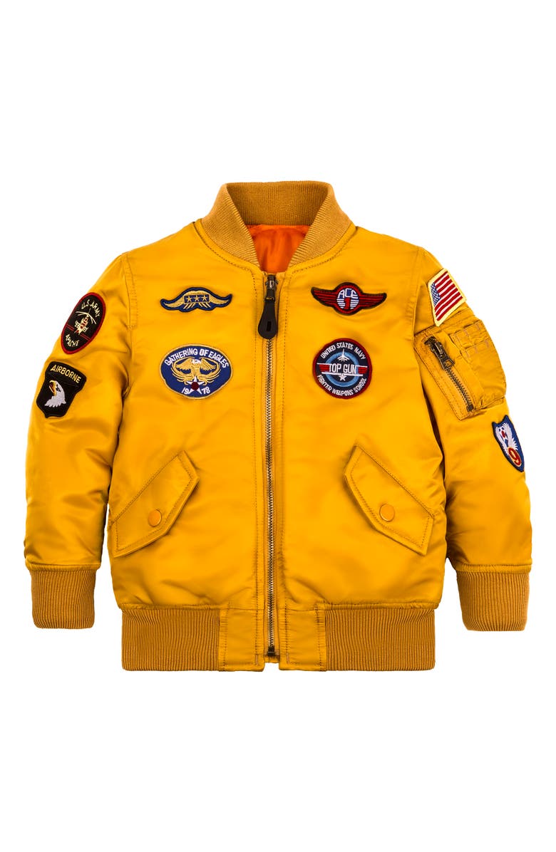 Alpha Industries MA-1 Patch Flight Jacket, Main, color, 