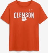 Nike Women's Nike Orange Clemson Tigers Arch Logo T-Shirt