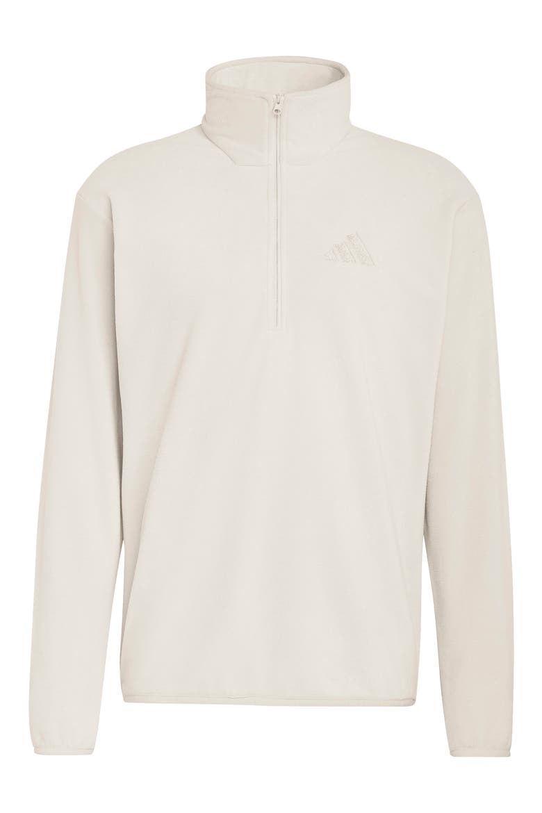 Essentials Quarter Zip Polar Fleece Pullover, Alternate, color, WONDER ALUMINA