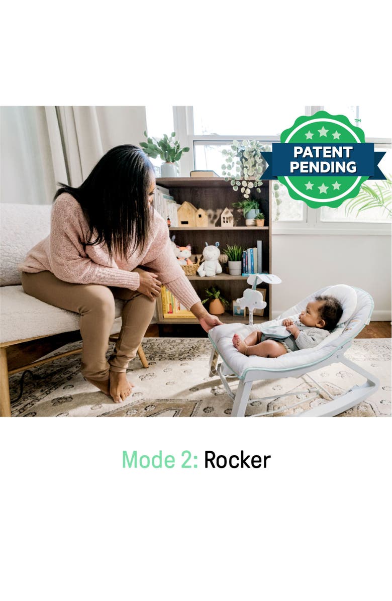 INGENUITY Keep Cozy 3-in-1 Grow with Me Baby Bouncer, Alternate, color, Multicolored