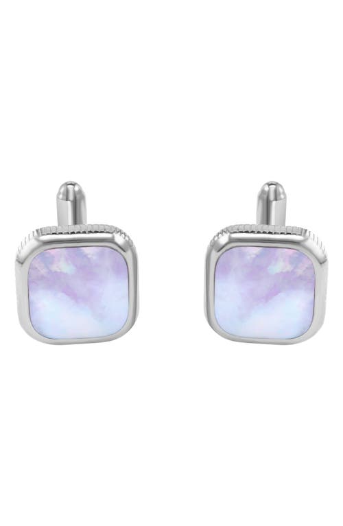 Effy Mother-of-pearl Cuff Links In Silver