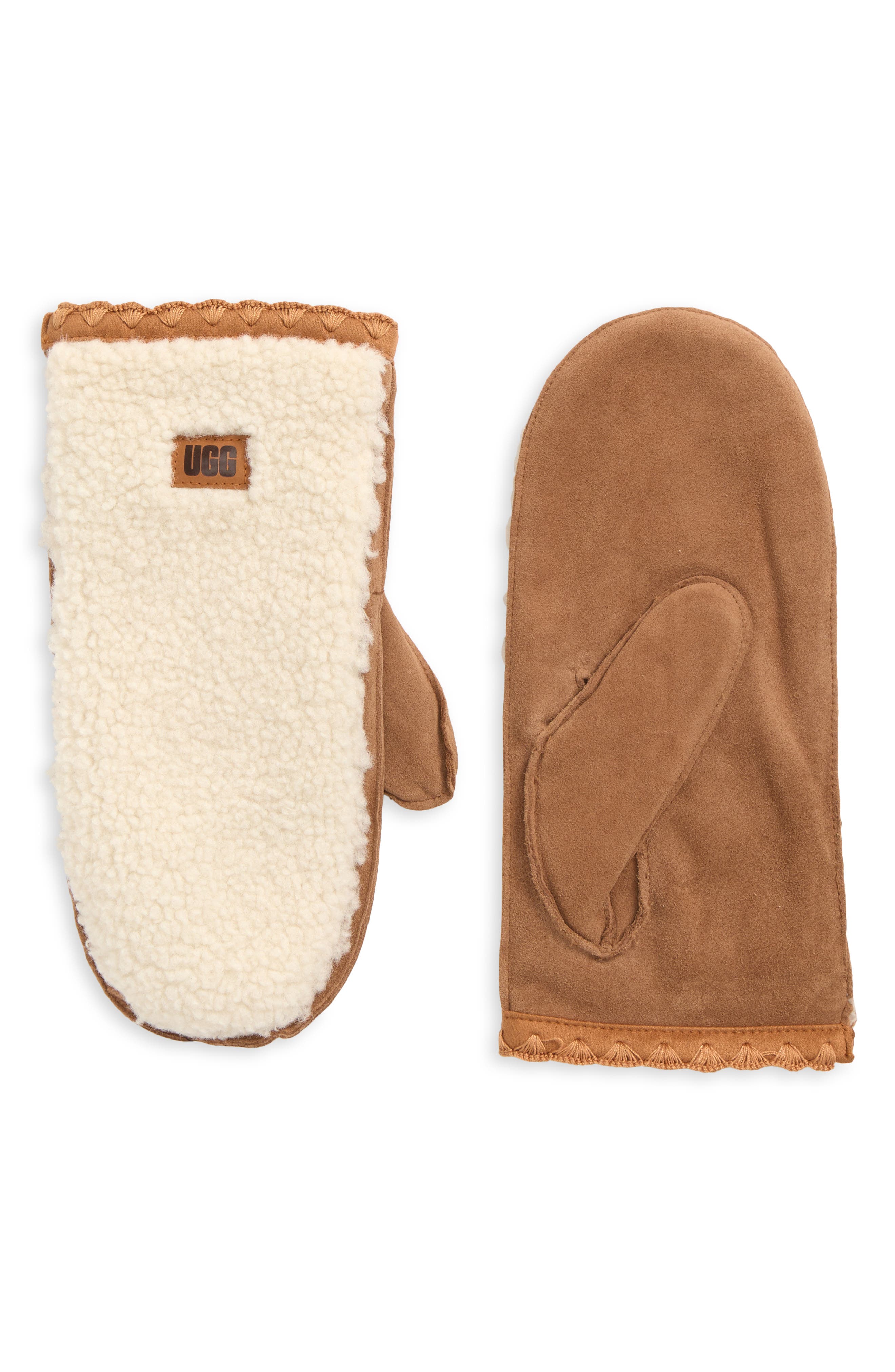 UGGfluff Scalloped Mittens