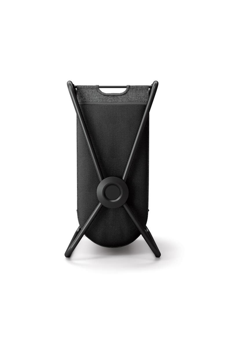 Double X-Frame Hamper, Heavy-Gauge Steel Frame, Alternate, color, Matte Black