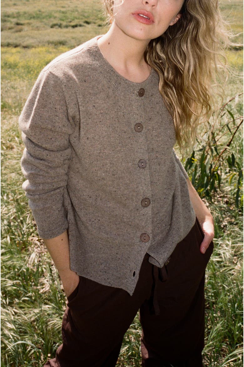 Greta Cardigan, Alternate, color, WALNUT