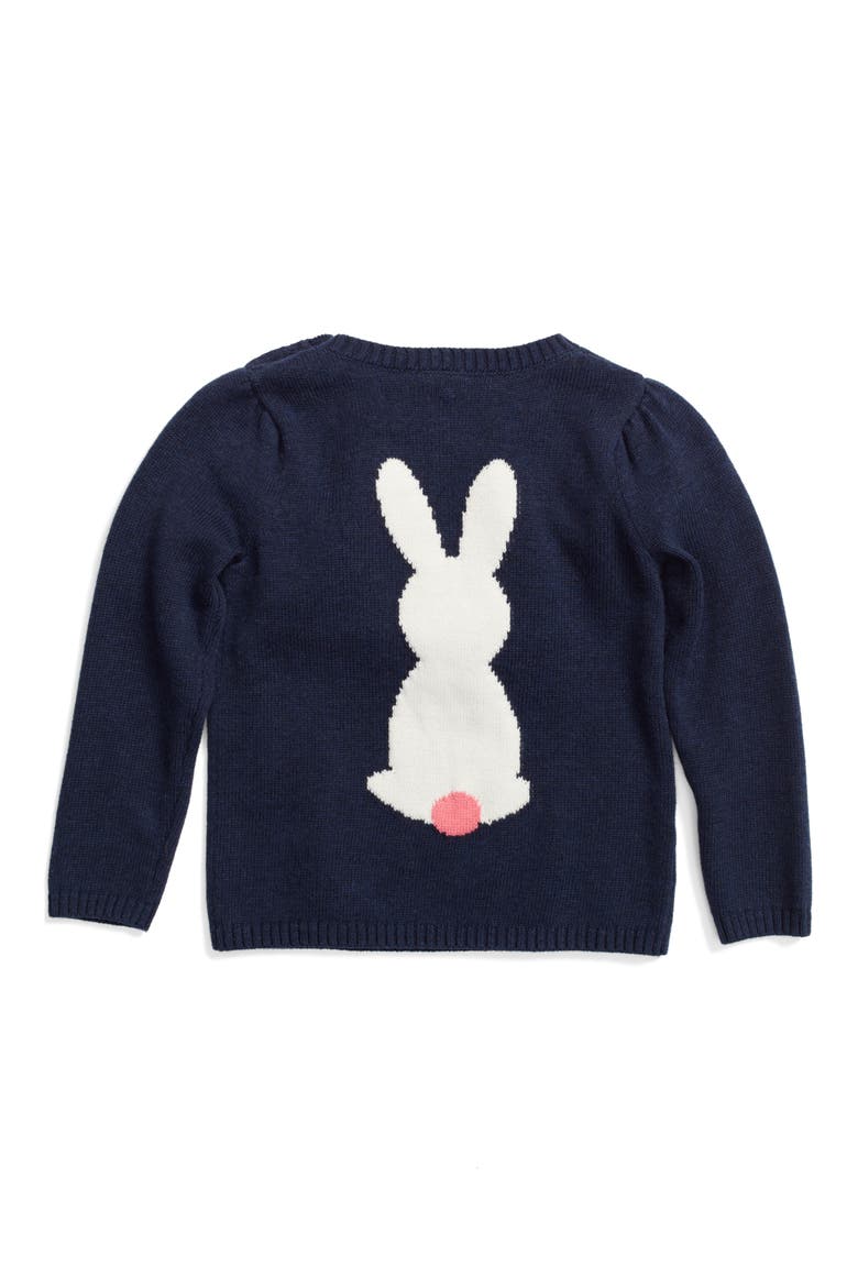 Bunny Sweater, Main, color, NAVY PEACOAT HEATHER BUNNY