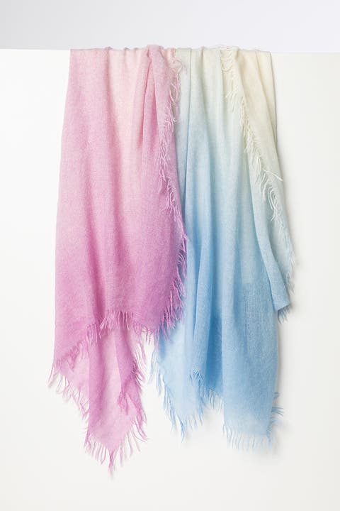 Multi-Color Spray Print Scarf