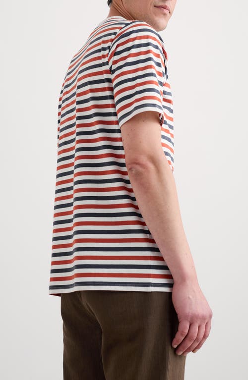 Seasalt Cornwall Seven Seas Sailor Stripe T-shirt In Pink