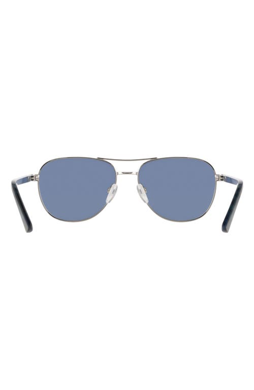 Cole Haan 55mm Aviator Sunglasses In Metallic