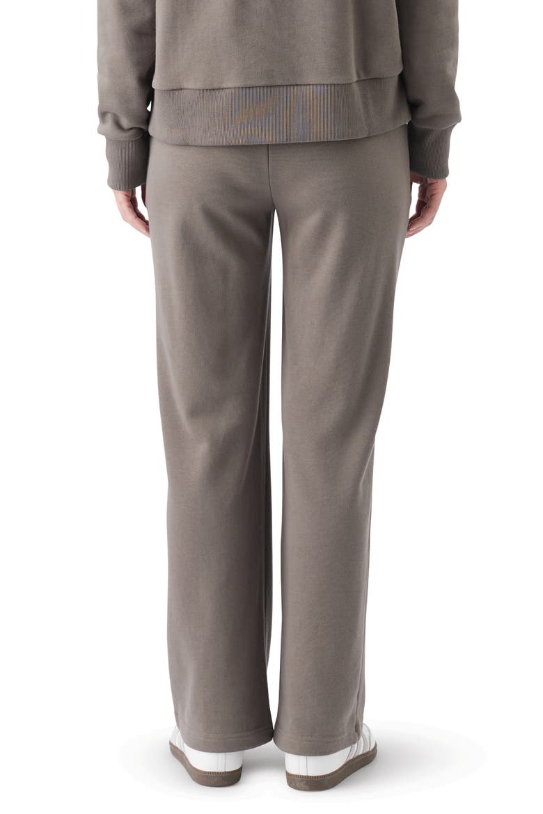 Terry Wide Leg Jogger, Alternate, color, Earth