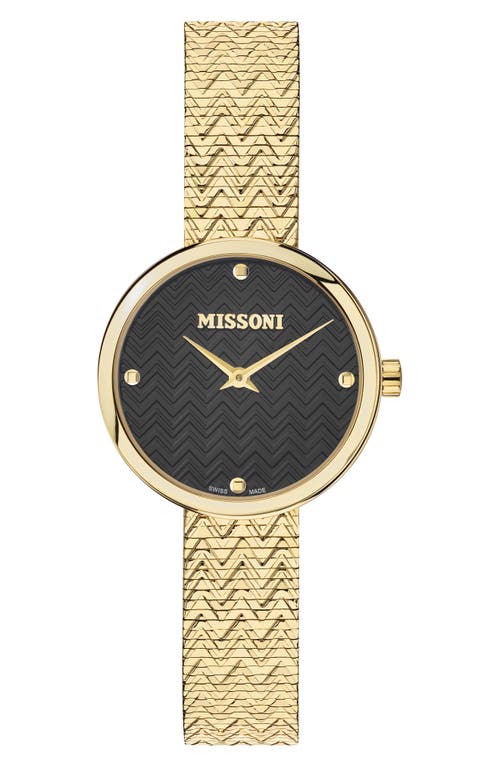 Missoni M1 Bracelet Watch, 29mm In Ip Champagne