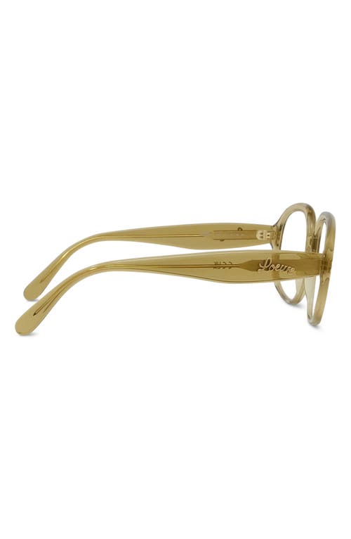 LOEWE LOEWE CURVY 51MM GEOMETRIC OPTICAL GLASSES