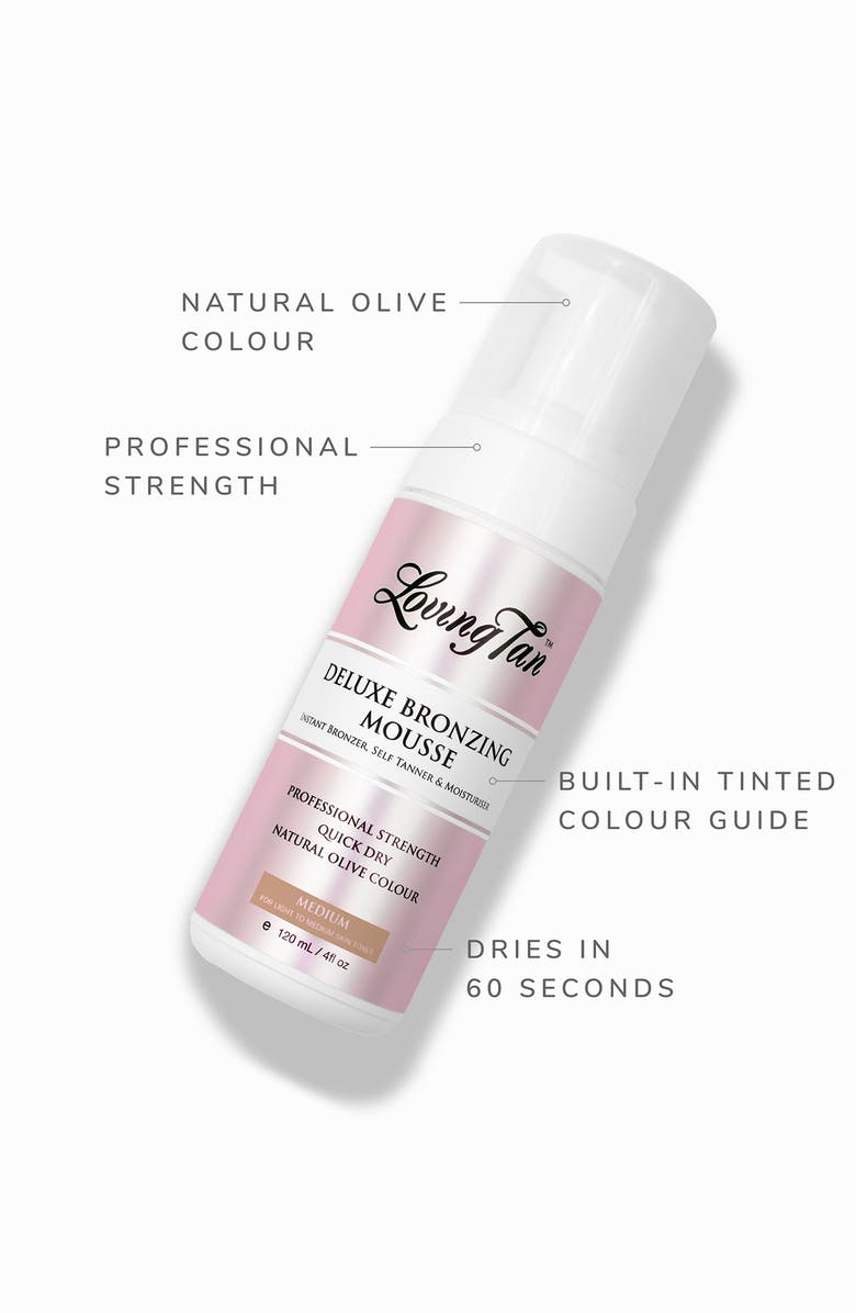 Loving Tan Deluxe Bronzing Mousse Self Tanner, Alternate, color, Medium