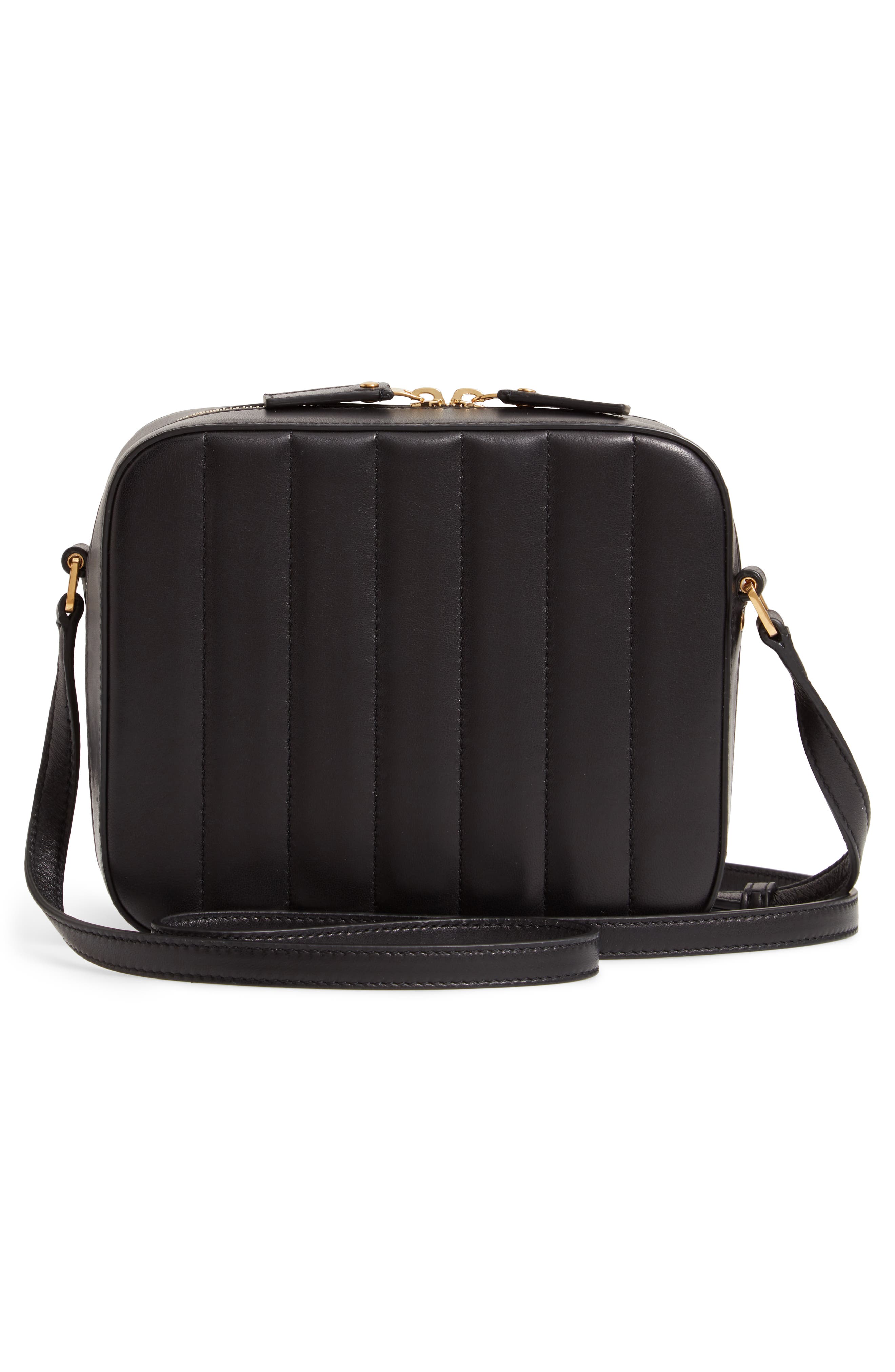 Saint Laurent Vicky Leather Camera Bag, Alternate, color, 