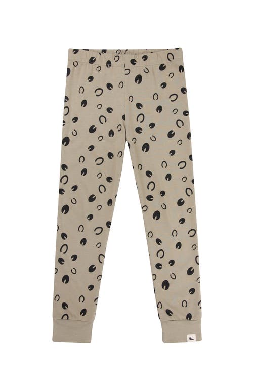 Turtledove London Kids Organic Cotton Equestrian Print Leggings In Nude