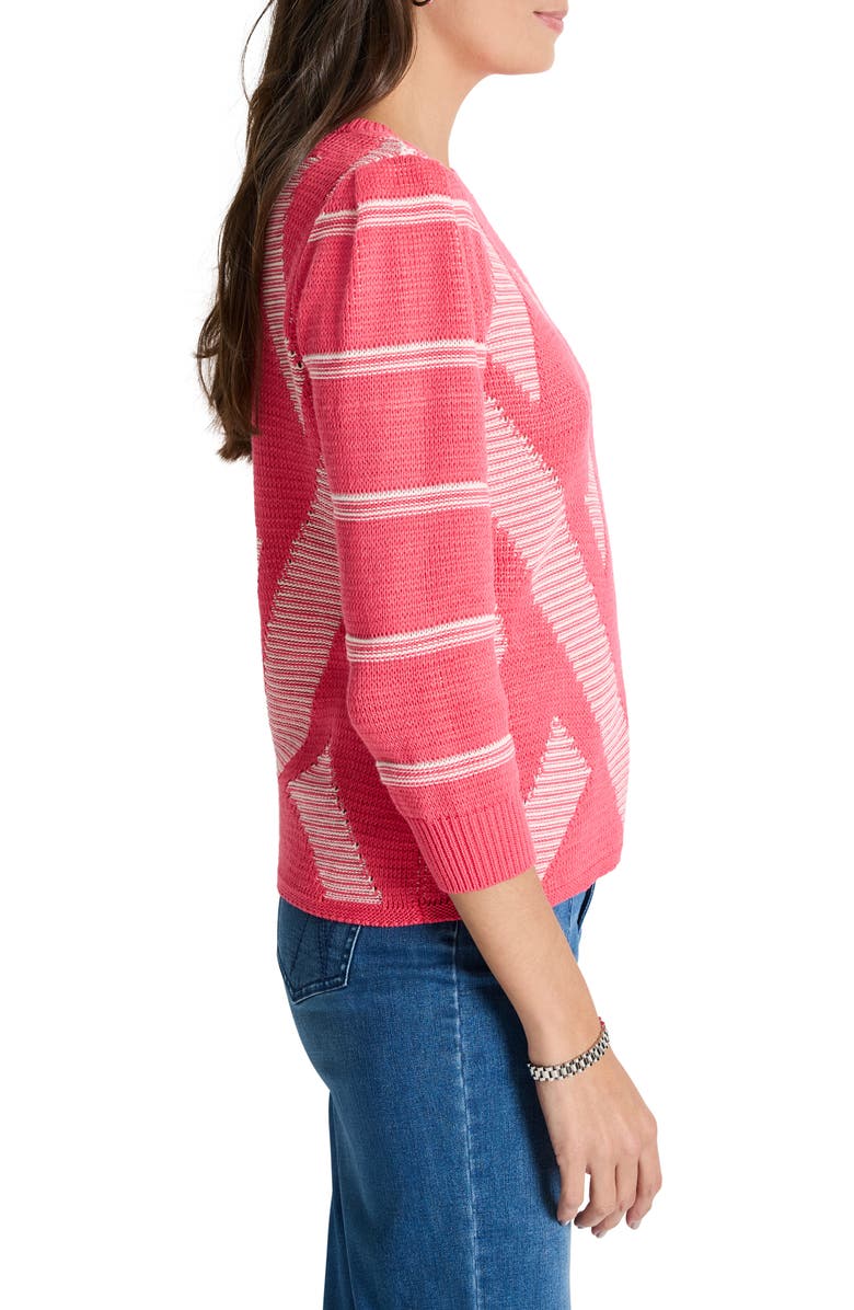 NIC+ZOE This & That Sweater, Alternate, color, Pink Multi