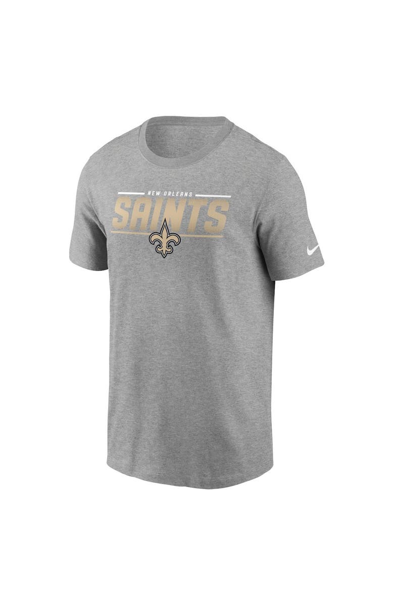 Nike Men's Nike Heathered Gray New Orleans Saints Muscle T-Shirt, Alternate, color, Heather Gray