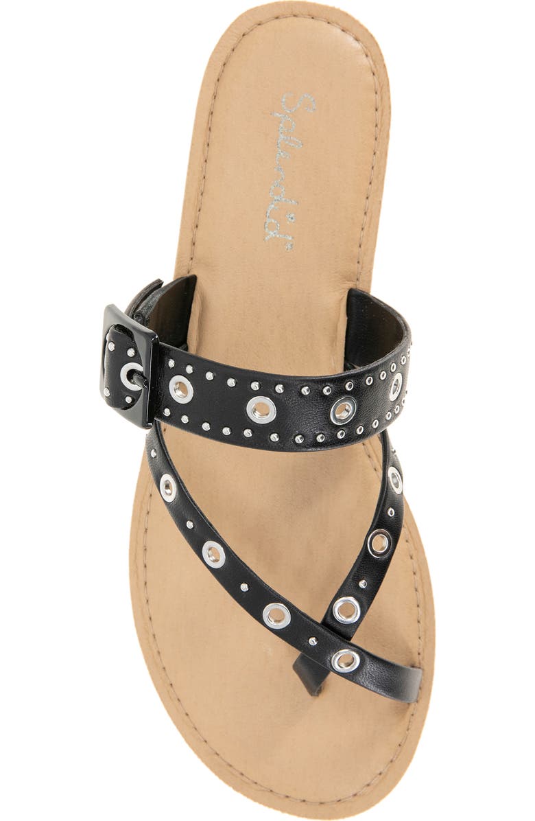 Splendid Sutton Stud Slide Sandal, Alternate, color, Black