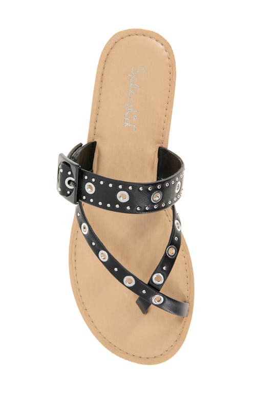 Splendid Sutton Stud Slide Sandal In Black