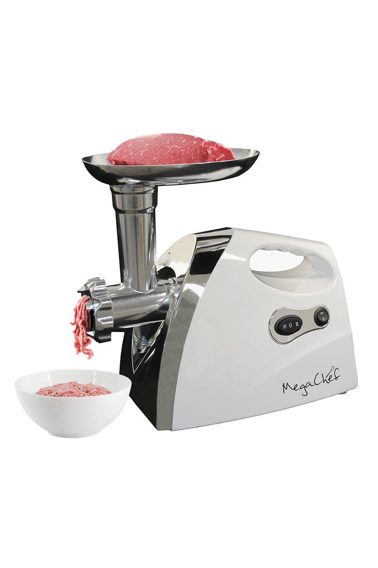 1200 Watt Powerful Automatic Meat Grinder, Main, color, Grey