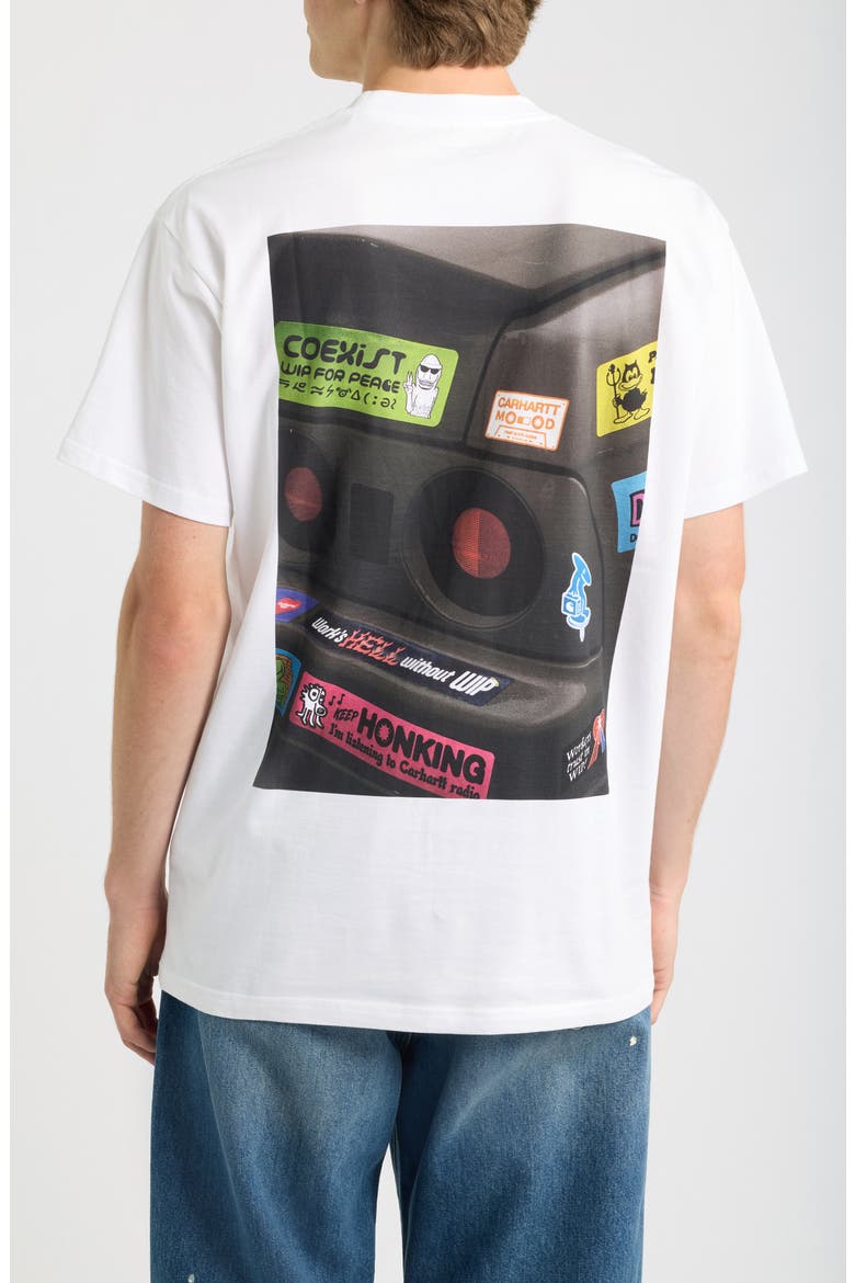 Bumper Car Organic Cotton Graphic T-Shirt, Alternate, color, WHITE