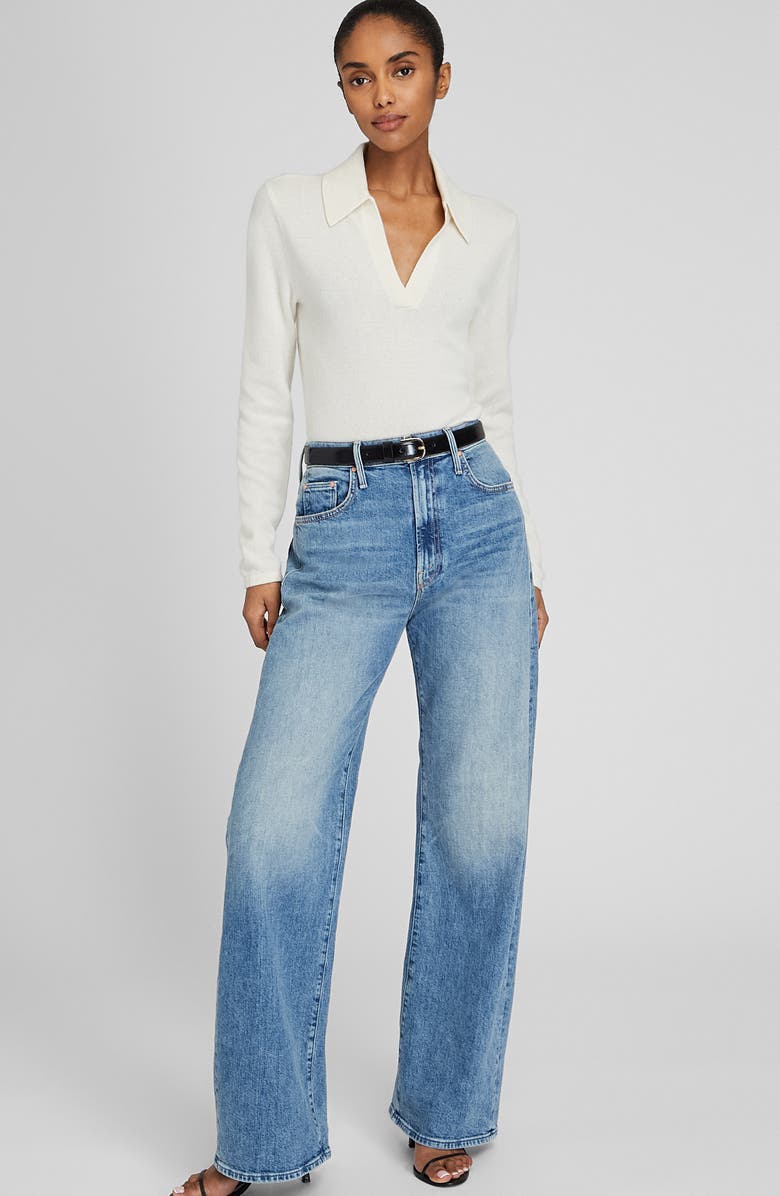 Club Monaco Cashmere Polo Sweater, Alternate, color, 