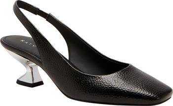 Katy Perry Women's The Laterr Slingback Square Toe Pump Black Size 9.5 main image 0
