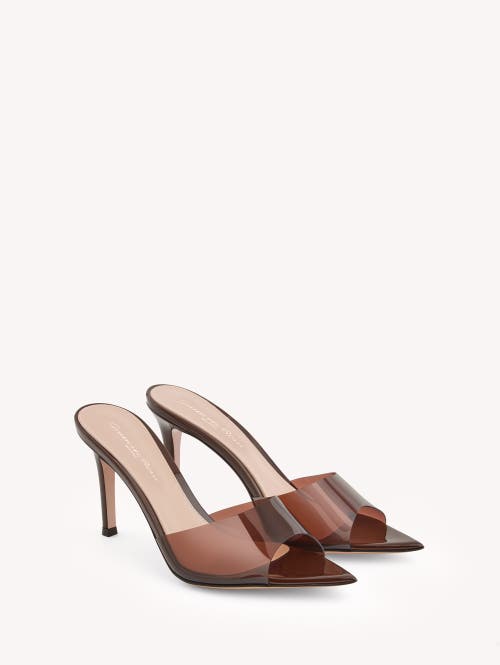 Gianvito Rossi Brown Elle 85 Heeled Sandals In Brown