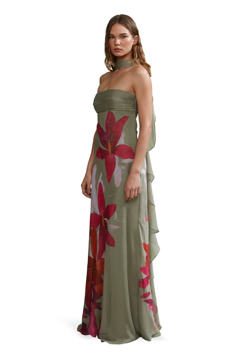 Palma Bias Gown, Alternate, color, River Lily Rapids