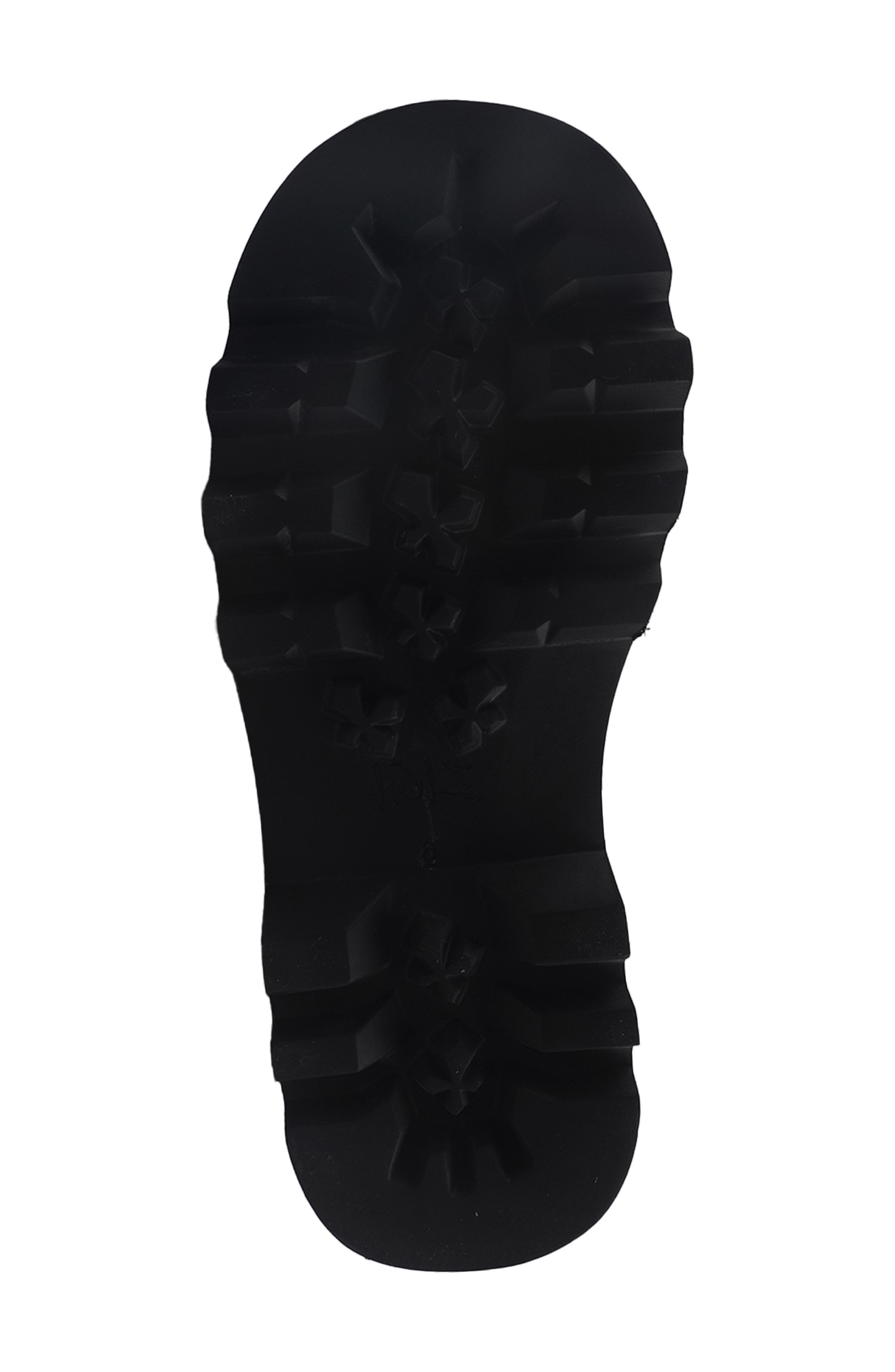 Leysa Studded Platform Combat Boot, Alternate, color, METALLIC SILVER