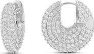 SHYMI Pavé Button Earrings