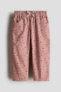 H&M Patterned Corduroy Joggers