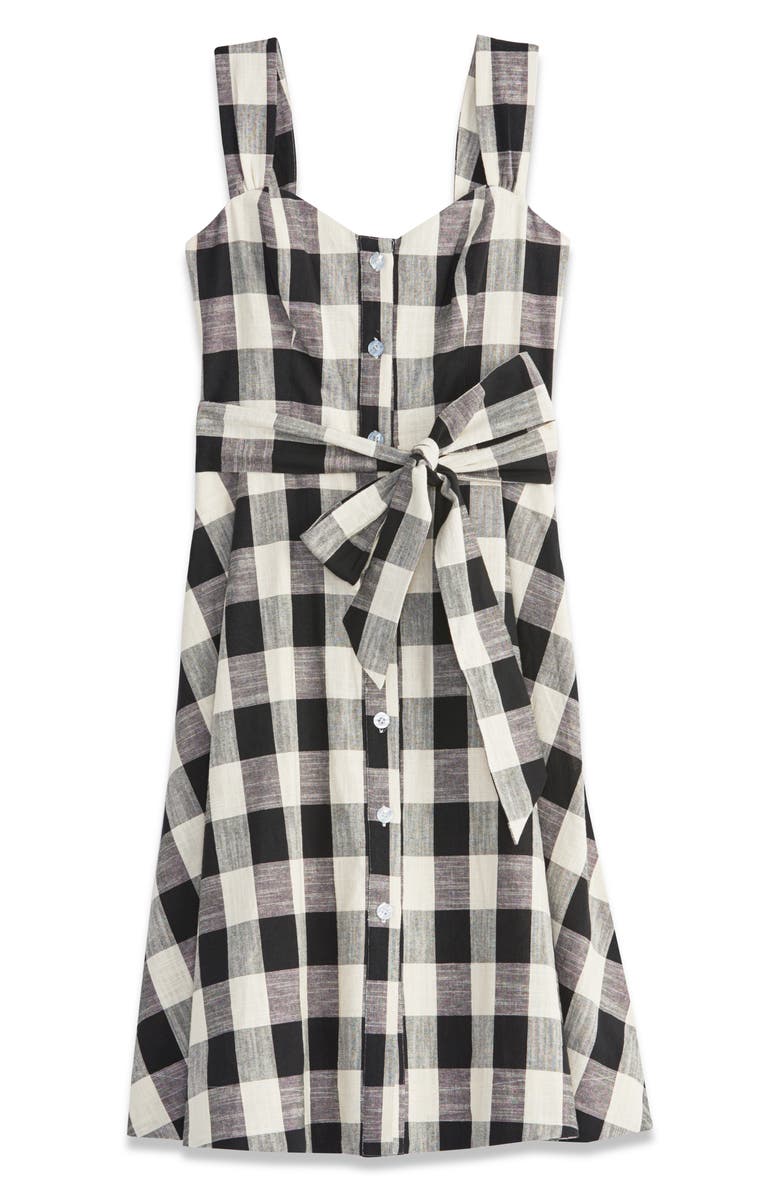Rachel Roy Collection Gingham Cotton Sundress, Alternate, color, 