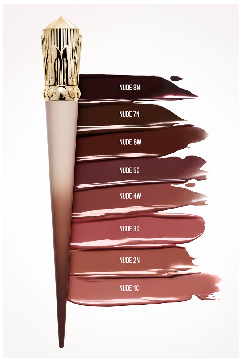 Rouge Stiletto Glossy Shine Les Nudes (Nordstrom Exclusive), Alternate, color, NUDE 6W