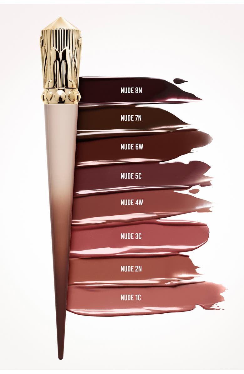 Christian Louboutin Rouge Stiletto Glossy Shine Les Nudes, Alternate, color, Nude 6W