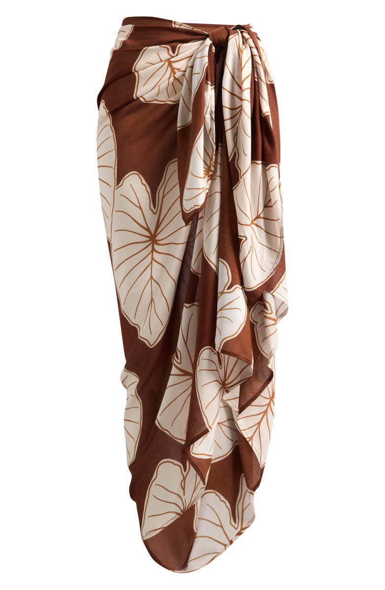 Tag Aloha Print Pareo Scarf, Main, color, Coco Kalo Pareo