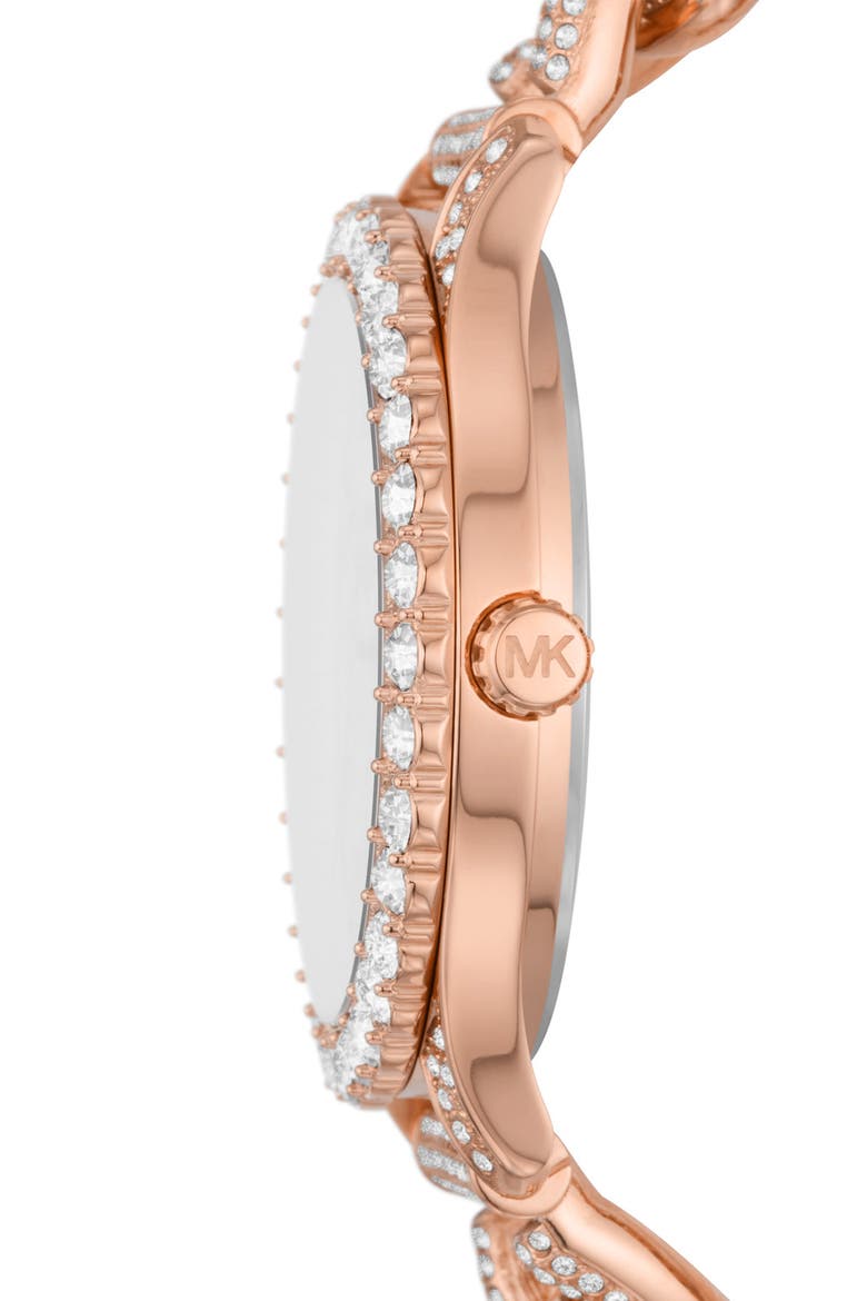 Layton Pavé Chronograph Bracelet Watch, 39mm, Alternate, color, ROSE GOLD