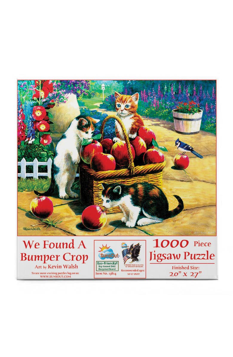 Sunsout We Found a Bumper Crop 1000 piece Jigsaw Puzzle for Adults, Alternate, color, Multicolor