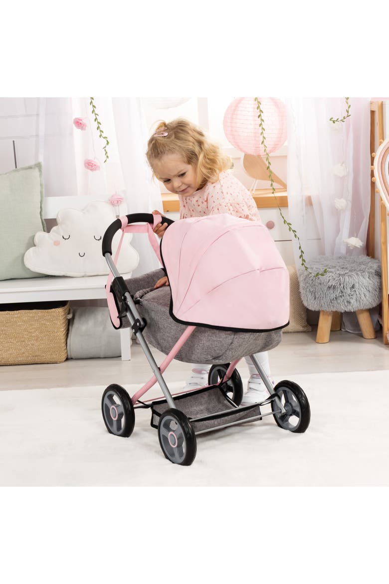 4 in 1 Toy Baby Doll Pram Stroller Cosy Set - Dolls Up to 18 Inch, Alternate, color, Multicolored