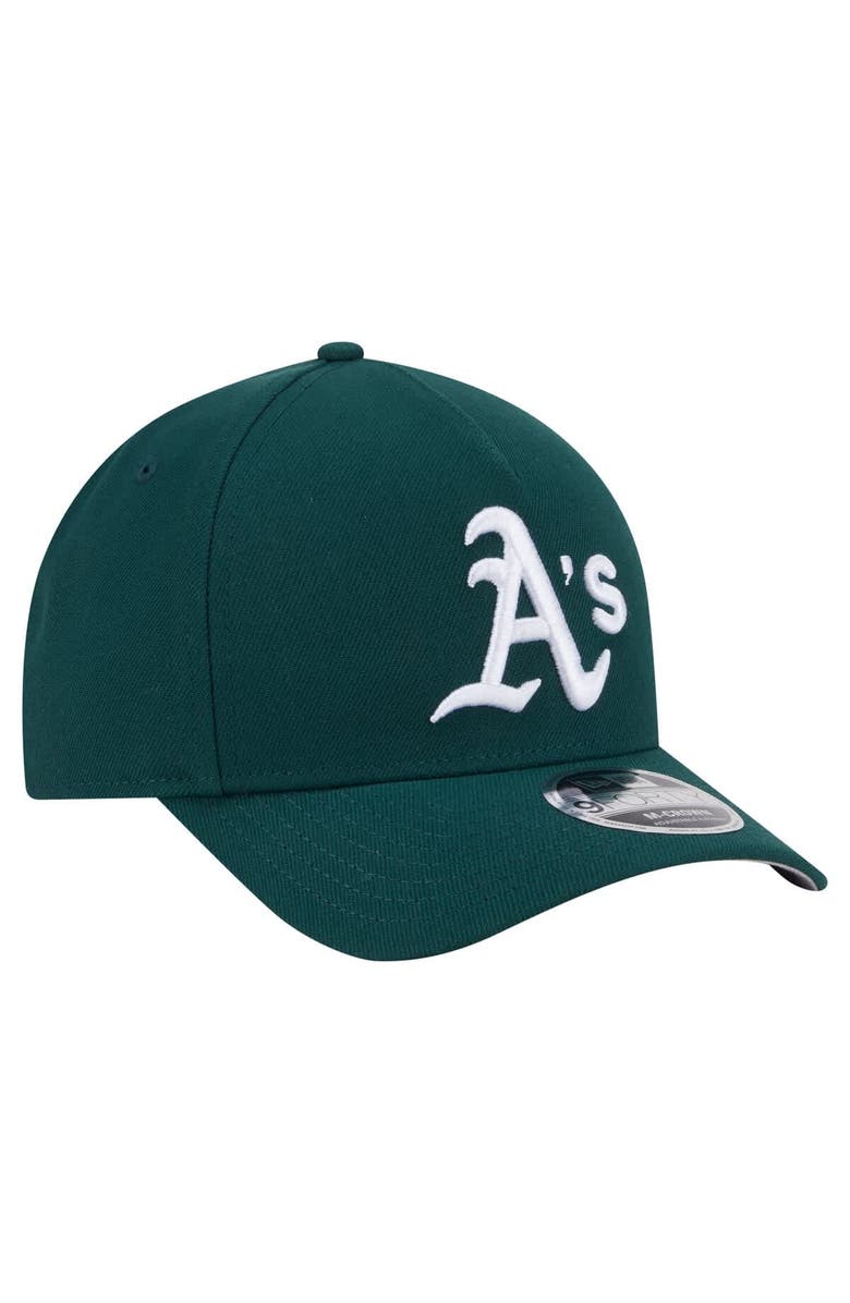 New Era Men's New Era  Green Athletics 9FORTY M-Crown Adjustable Hat, Alternate, color, 
