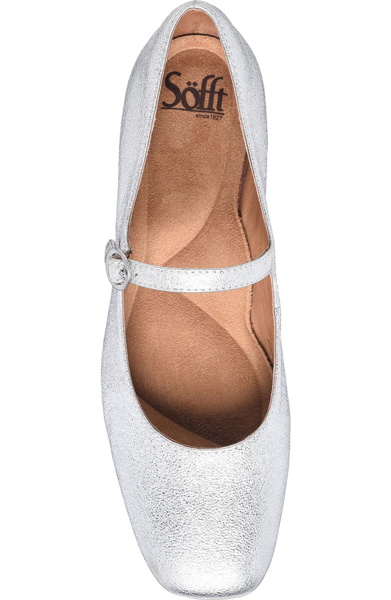 Söfft Elsey Mary Jane, Alternate, color, Silver Metallic