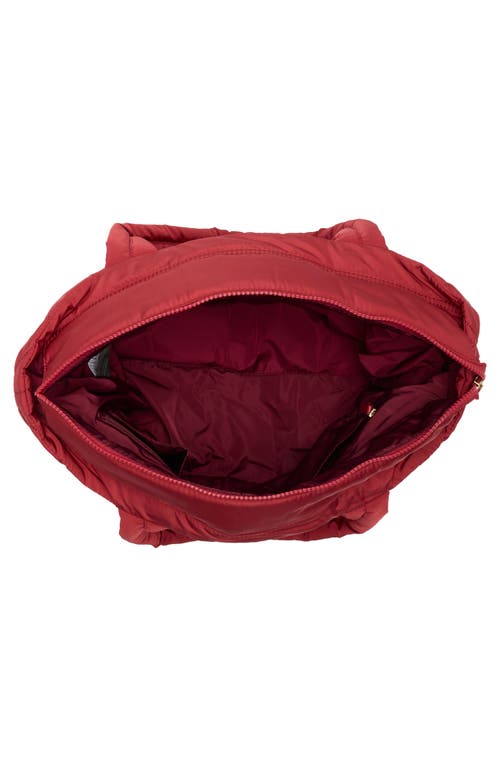 Marc Jacobs Medium Quilted Nylon Tote In Red